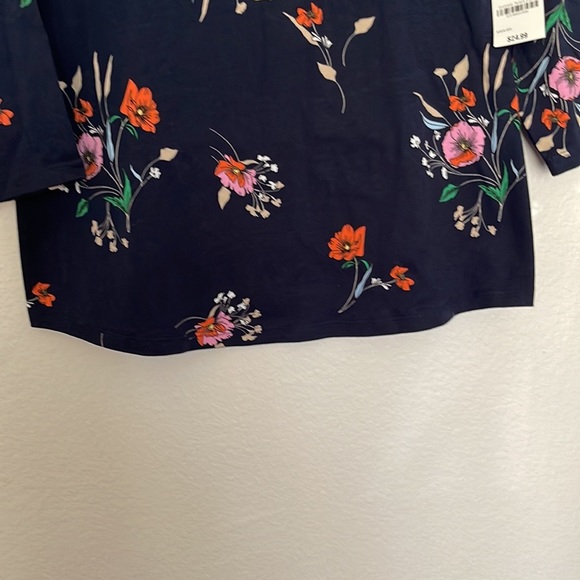 CHARTER CLUB. Size LP . Color folral orang and pink and green and navy - Picture 4 of 6